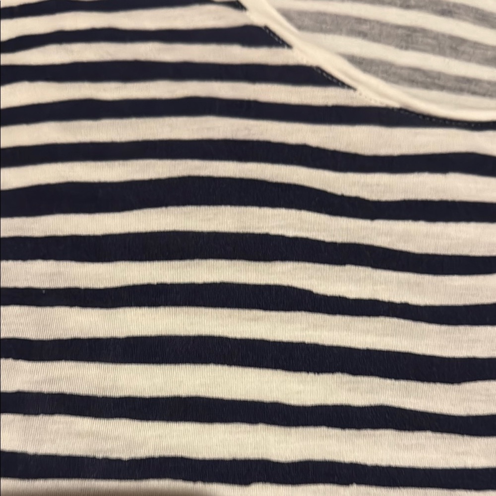 GAP S Striped Navy and White T-Shirt - Picture 5 of 12